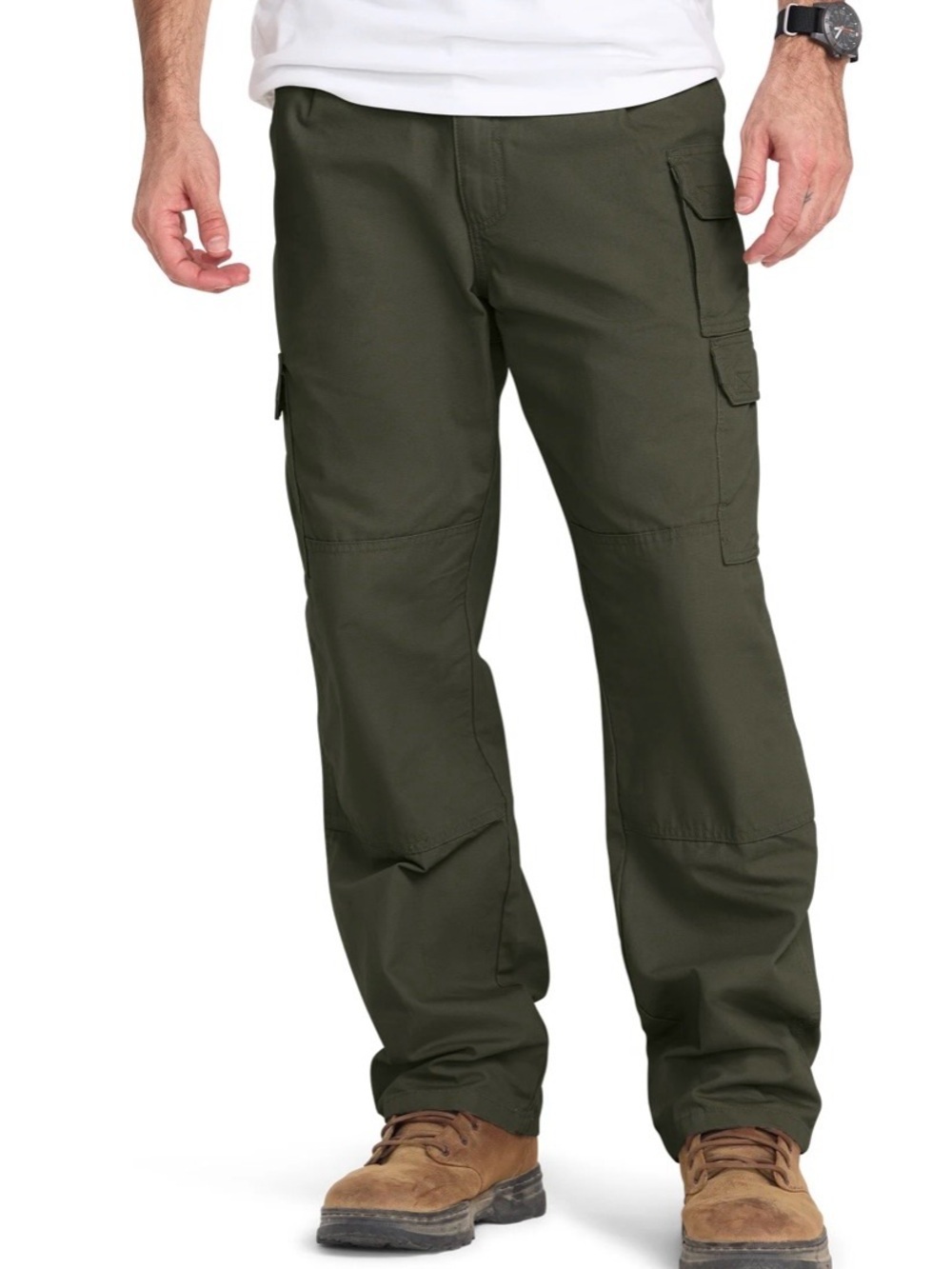 5.11 Tactical Cotton Canvas Olive Cargo Pants - Dark Green Size 36 x 30
